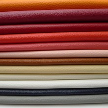 厂家现货新款0.8mm小荔枝纹半PU皮革 服装家饰箱包用料现货批发