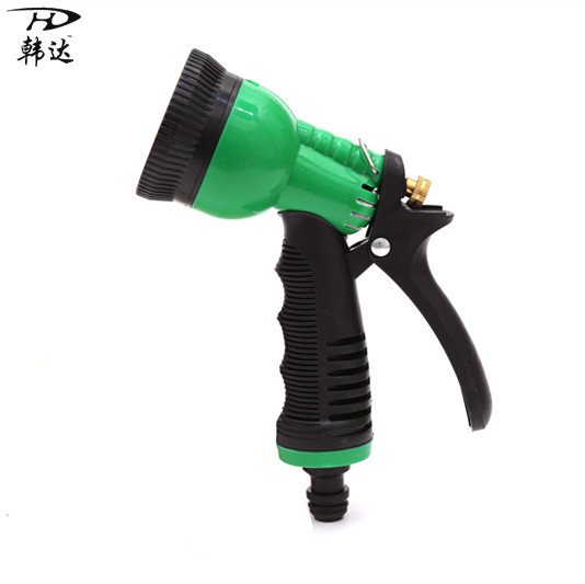 厂家直销水枪塑料八功能洗车工具园林喷洒水枪多功能浇花水枪