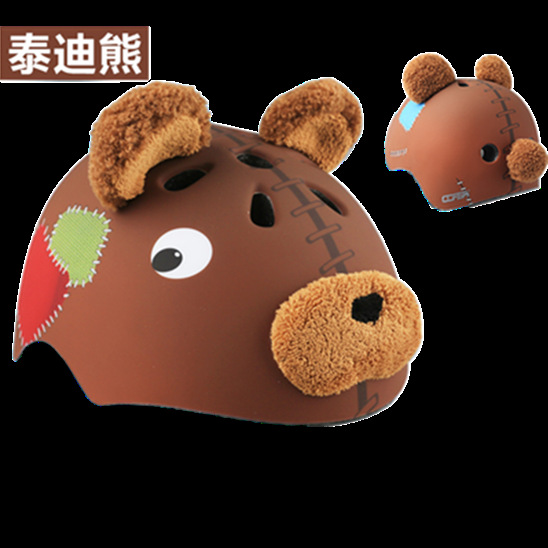 Casco de seguridad para niños CORSA cool kidsren's animal cartoon cross-border casco de bicicleta patinaje sobre ruedas balance kart.