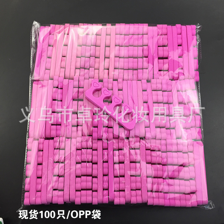 Herramientas de uñas EVA Dedo de algodón/melocotón corazón dedo separador/dedo del pie del dedo separación algodón dedo del pie separación algodón ventas directas de la fábrica