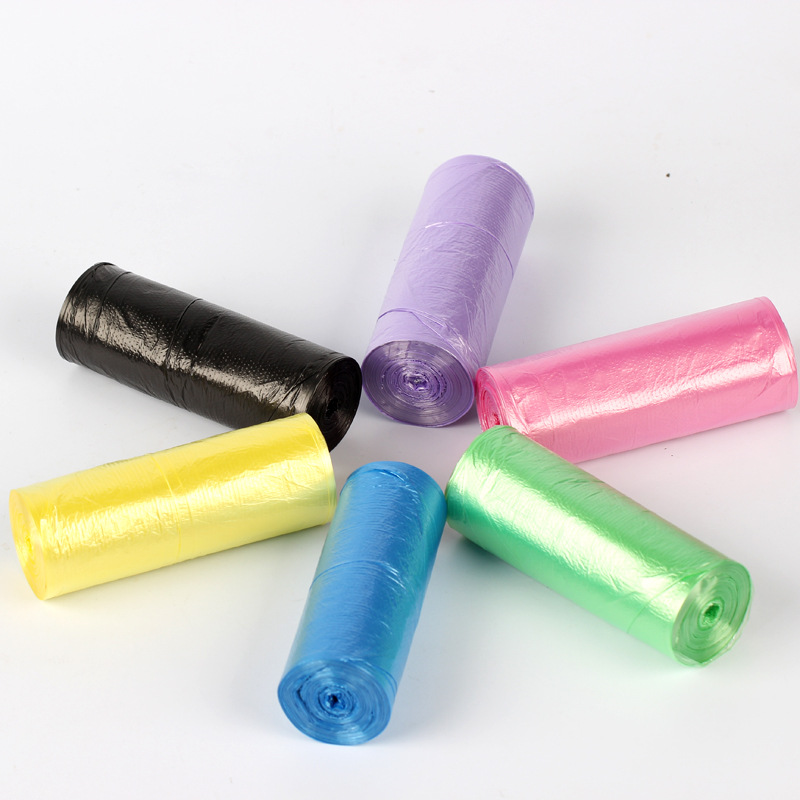 Garbage Bags Manufacturers point-breaking garbage bags household 20 disposable all-new material Bare Roll garbage bags wholesale in large quantities