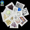 White plastic film yin and yang pearl light bag transparent jewelry self -sealed bag custom mobile phone case data cable seal packaging bag