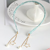 Fresh hair accessory, earrings, headband, cloth, pendant, Japanese and Korean, simple and elegant design, flowered, wholesale