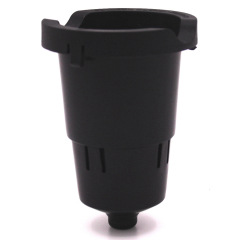 Black Coffee Filter Cup Filter Base Filter Screen Capsule Base Coffee Maker Accessory K-Cup Holder
