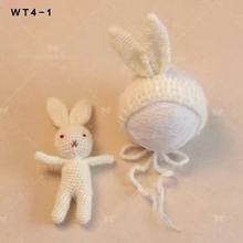 新款 欧美 影楼儿童摄影服装 新生儿毛衣套装 婴儿拍照服 兔