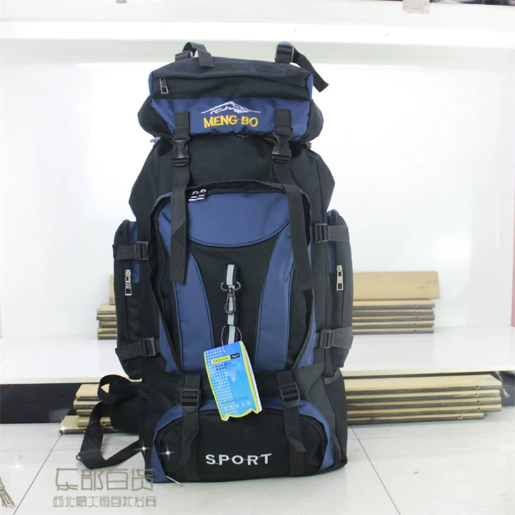 Big capacious backpack for traveling, travel bag for hiking, worn on the shoulder