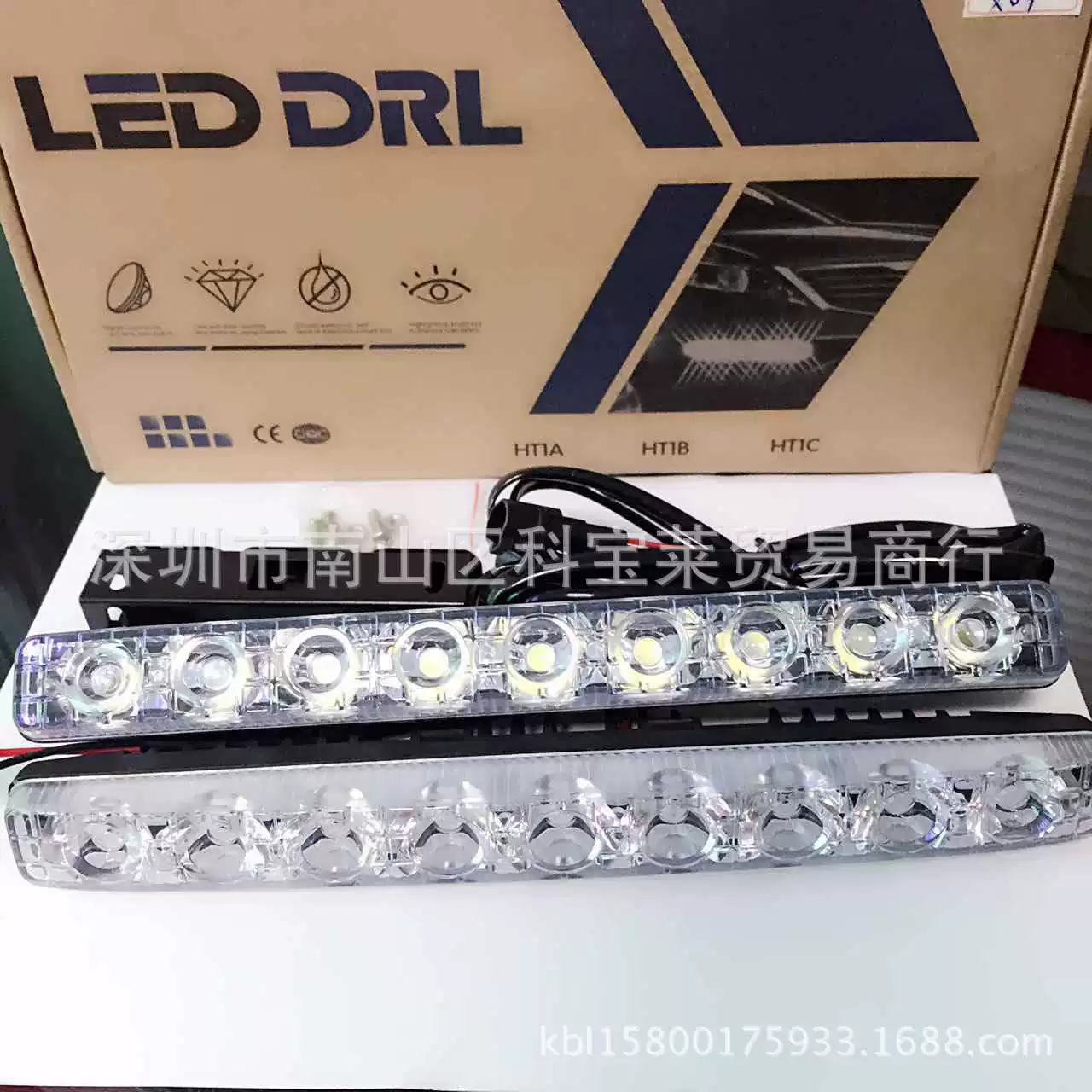 Высокомощные 9 светодиодных дневных ходовых огней Светодиодные дневные ходовые огни небольшого вилочного погрузчика дальнего и ближнего света 9 дневных ходовых огней