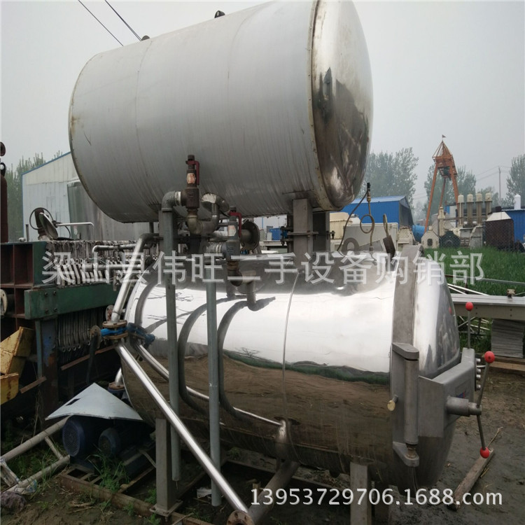 供应电汽两用肉制品灭菌锅 宠物食品卧式杀菌锅 双层高温杀菌锅