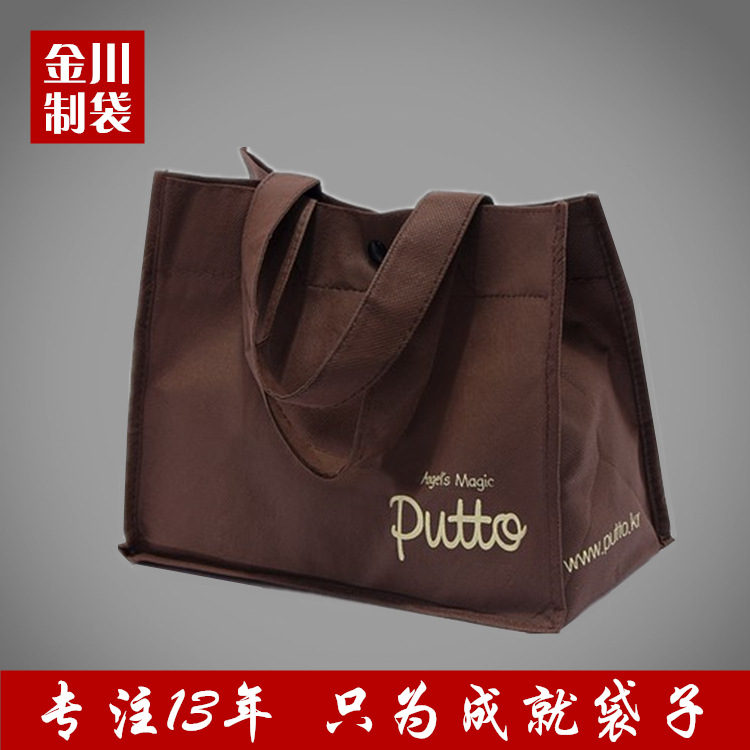 厂家生产订制立体无纺布袋购物袋 马丁靴 3cm手提无纺布袋定做