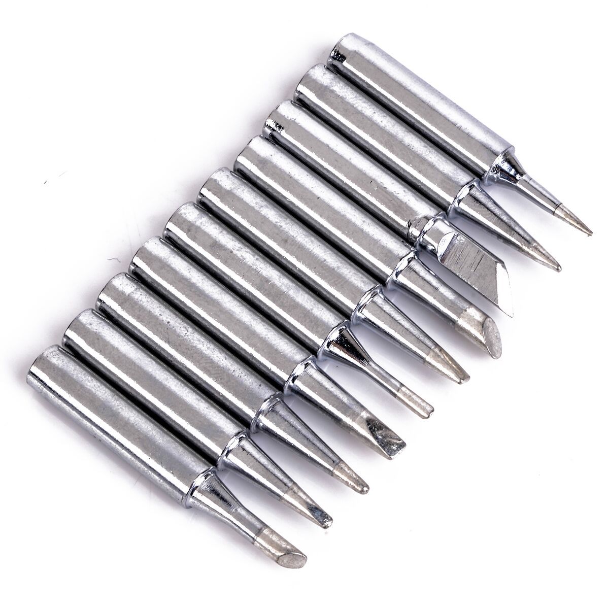 10件套烙铁头套装900M-T-I,B,K,1.2D,1.6D,2.4D,3.2D,1C,2C,3C,