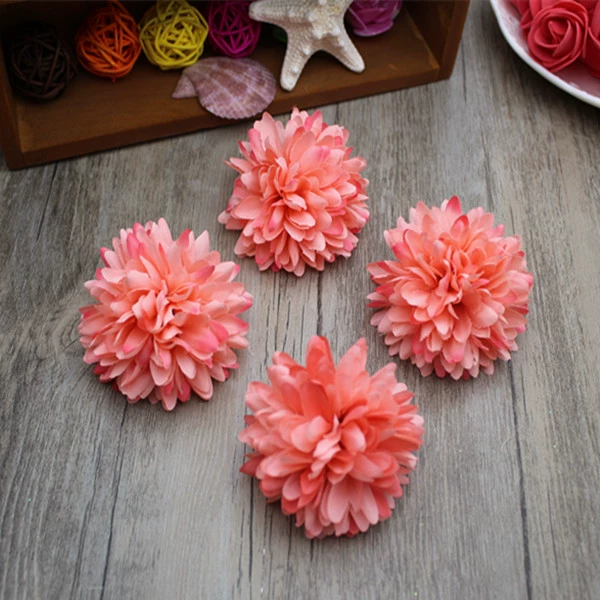 Realistic hat, decorative flowers, diameter 6.5mm, 6.5cm