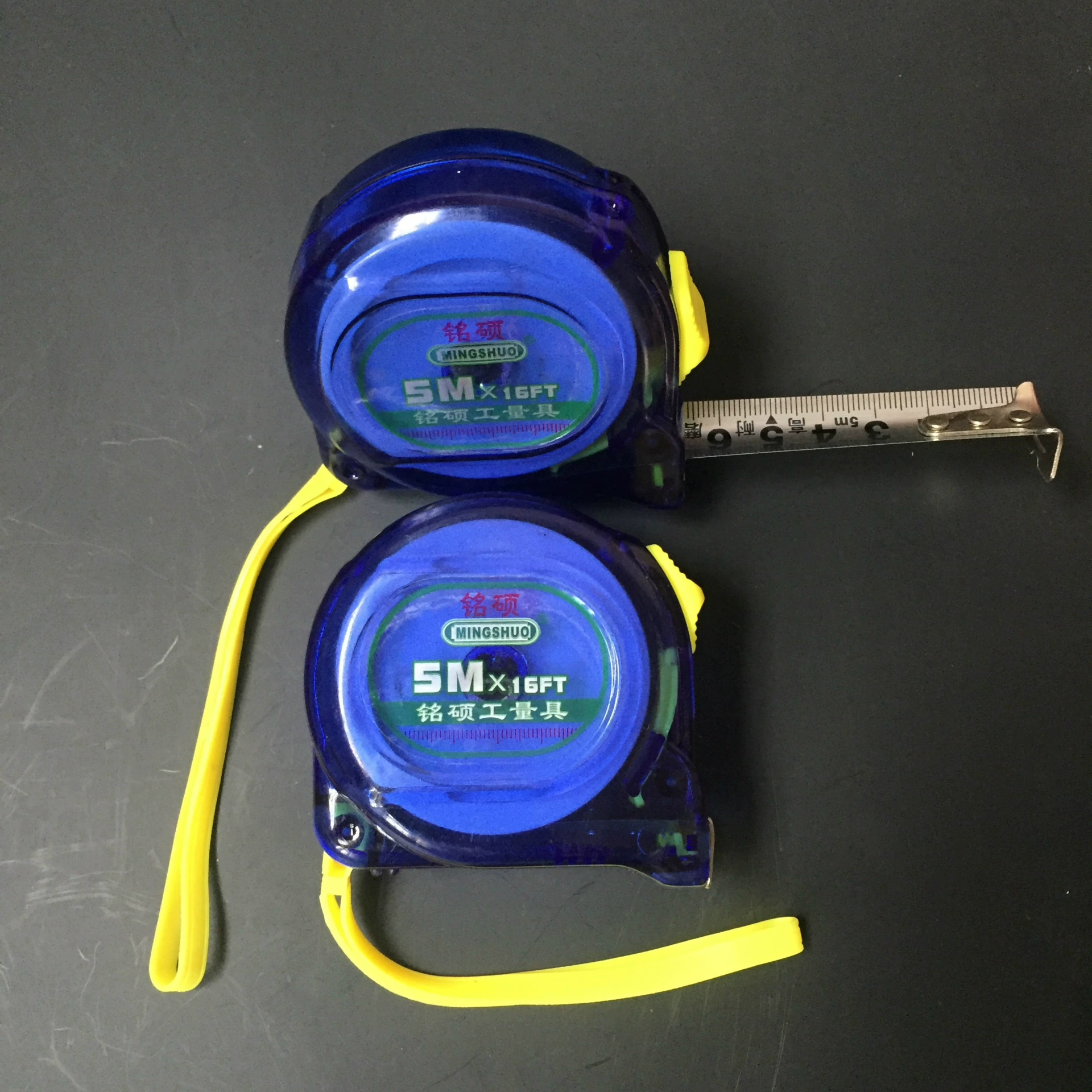 Новая синяя оболочка, прозрачная стальная рулетка, ящик для измерения инструментов, линейка, линейка полки, линейка со стальной рамой, кожаная линейка, линейка из волокна, линейка для измерения ткани