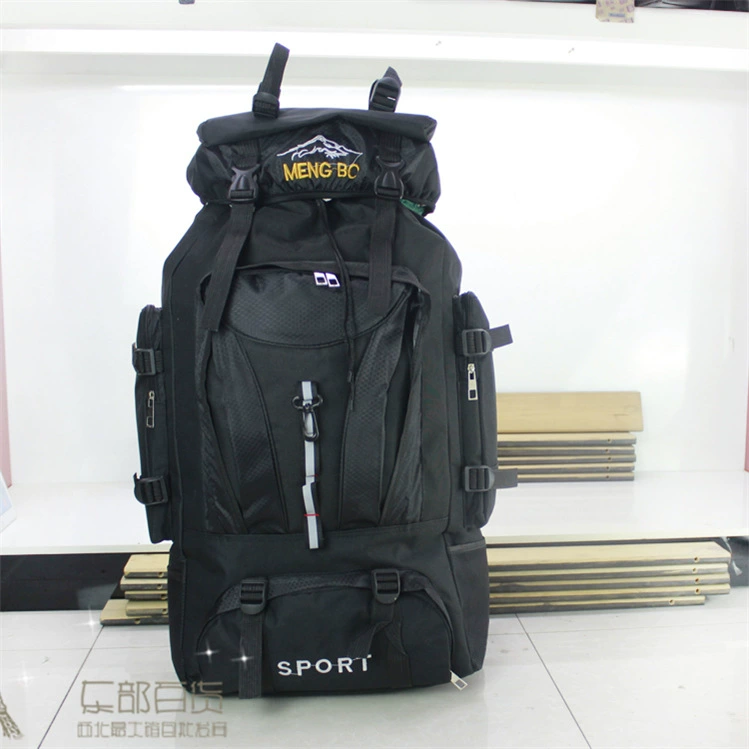 Big capacious backpack for traveling, travel bag for hiking, worn on the shoulder