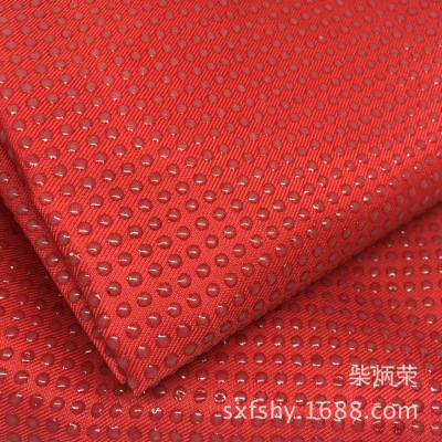 防滑布真硅胶滴塑斜纹制服呢止滑布料坐垫鞋底瑜伽垫点胶点塑面料