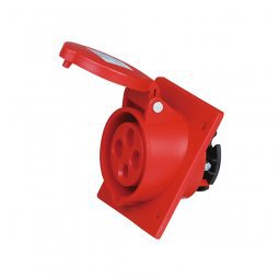 启星经济型QX.424   4芯32A IP44暗装插座/防水工业插头插座