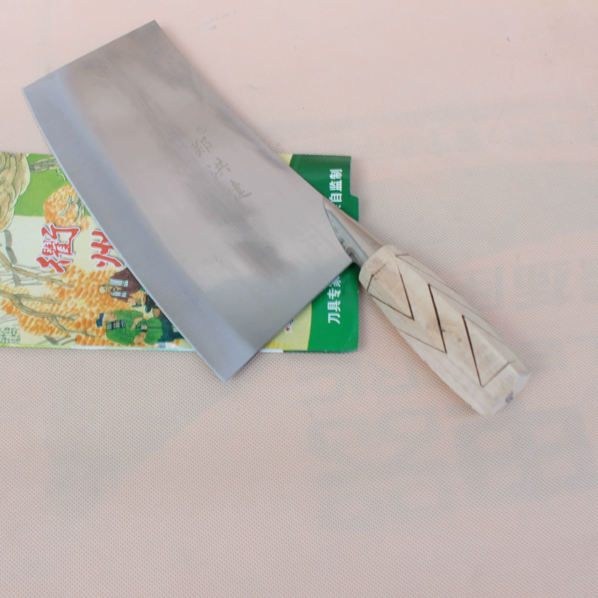 Quzhou knife stainless steel kitchen knives kitchen knife slice knife household meat cutting household wooden handle vegetable cutter can sharpen the knife