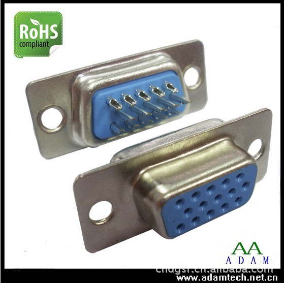 D-SUBHDB15P/ĸͷʽڰ׽ɹĸͷԲӽͷ