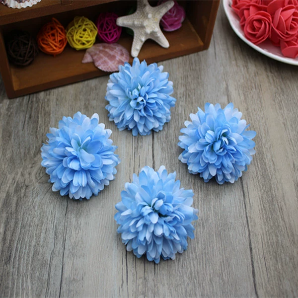 Realistic hat, decorative flowers, diameter 6.5mm, 6.5cm