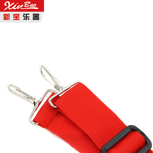 Xinbao musical instrument 3.6CM wide snare drum with red strap small drum with big drum belt snare drum with drum horn accessories