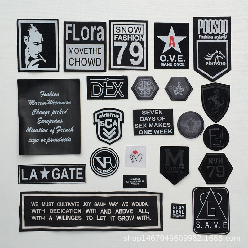 亚马逊 速卖通 现货布贴 卡通布贴 DIY衣服装饰贴 缝补丁  需手缝