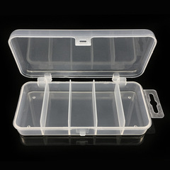 Wenhé (13.3*6.2*2.5 cm) Fishing Gear Box / Jewelry and Accessory Box / Fishing Box Transparent Color