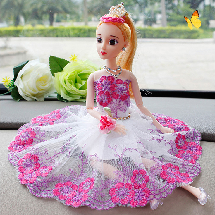 Nuevo juguete creativo Barbie muñeca pequeño vestido accesorios boda princesa traje coche muñeca ropa