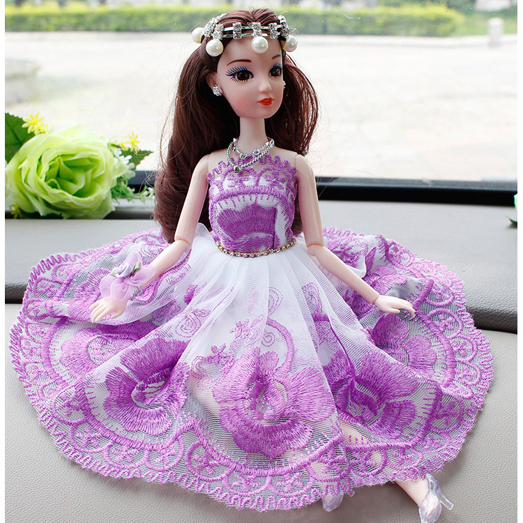 Nuevo juguete creativo Barbie muñeca pequeño vestido accesorios boda princesa traje coche muñeca ropa