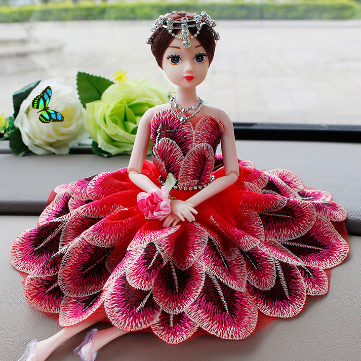 Nuevo juguete creativo Barbie muñeca pequeño vestido accesorios boda princesa traje coche muñeca ropa