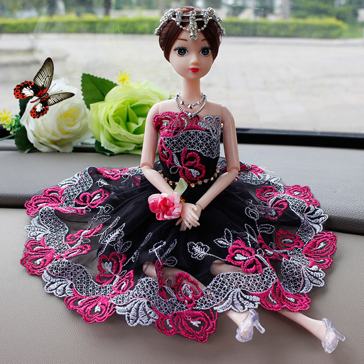 Nuevo juguete creativo Barbie muñeca pequeño vestido accesorios boda princesa traje coche muñeca ropa