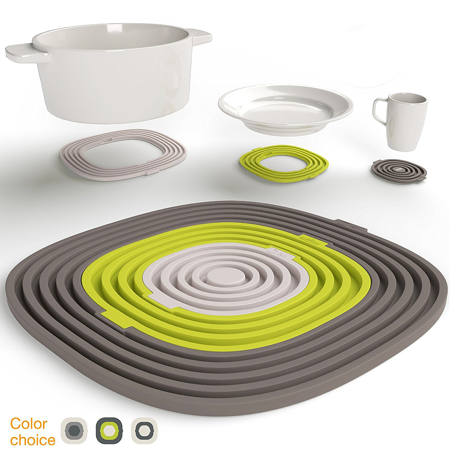 厂家供应三件套垫子盘垫 锅垫硅胶杯垫 硅胶餐垫  耐高温隔热垫|ms