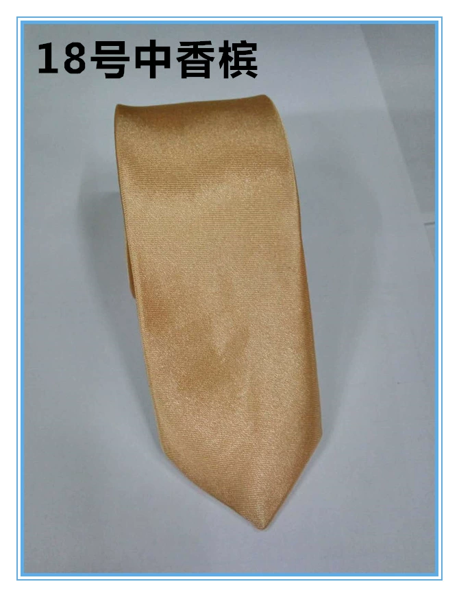 Tie (Yazhi) 8 cm Width, Handmade Business Necktie, Plain Satin Look, Multi-Color Options
