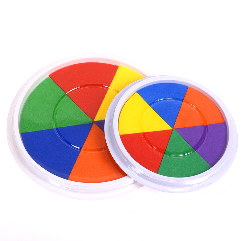 Los niños Dedo de La Palma pintura mano Placa de impresión gran tabla de impresión caja de arcilla bebé infantil graffiti frotando la pintura de inicio de sesión