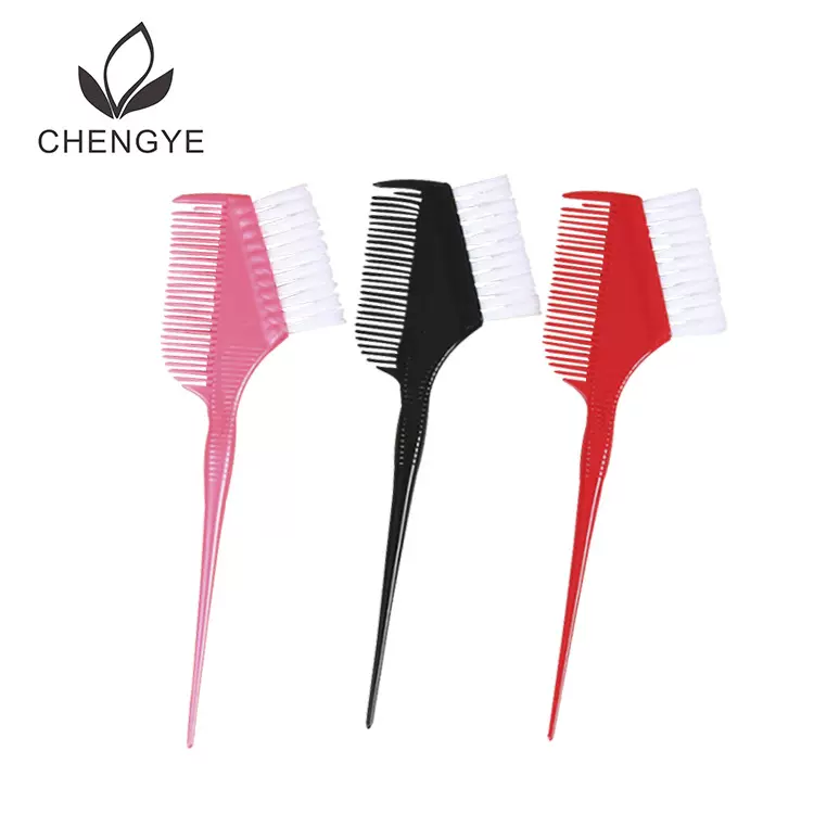 美发梳理发店工具焗油梳子彩色磨尖毛染发梳子发廊烫染焗油梳