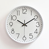 Plastic mute hanging clock wall clock quartz clock stereo number scales, hanging clock watch wholesale 12 -inch 30cm