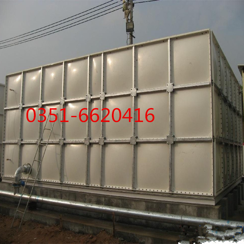 厂家供应拼装式玻璃钢模压组合水箱 楼顶玻璃钢水箱 工业水箱