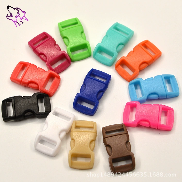 10 мм черный цвет пластиковый материал маленькая Пряжка DIY Ручная Пряжка для веревки Аксессуары для домашних животных зонтик Пряжка для веревки