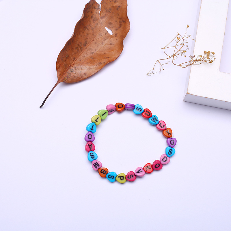 Fashionable acrylic fresh hair band with letters