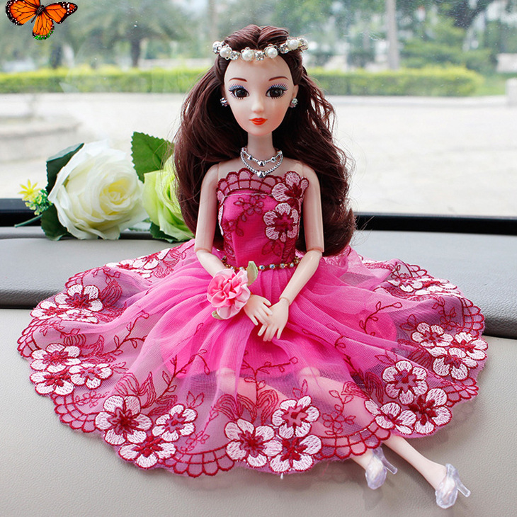 Nuevo juguete creativo Barbie muñeca pequeño vestido accesorios boda princesa traje coche muñeca ropa