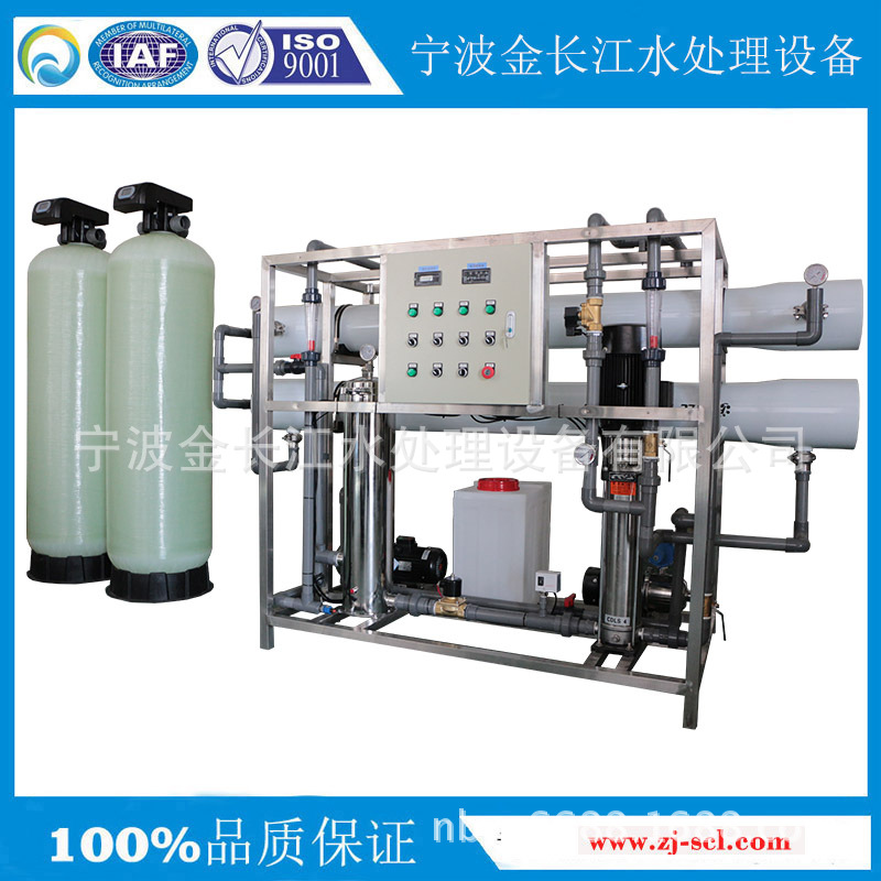 4吨双级反渗透加EDI超纯水加抛光设备 小型工业商业高纯水制取机