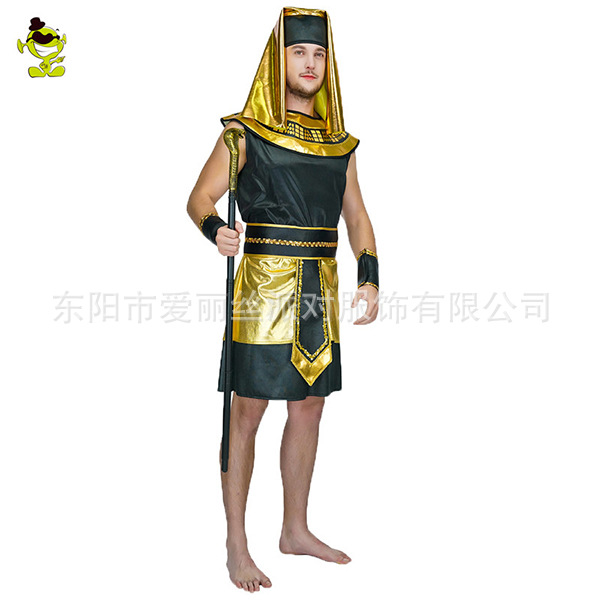 Halloween Faraón traje de fiesta ropa traje de la etapa traje de la mascarada traje de cosplay image 3