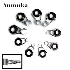 魚竿海竿拋竿不鏽導環 導眼漁具配件 陶瓷導線環過線環 竿稍中環