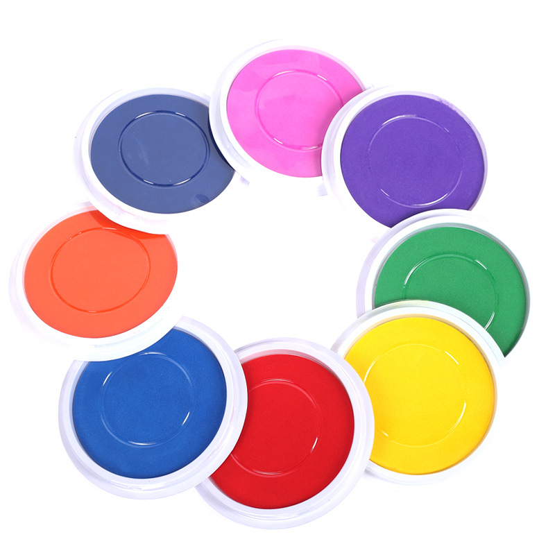 Los niños Dedo de La Palma pintura mano Placa de impresión gran tabla de impresión caja de arcilla bebé infantil graffiti frotando la pintura de inicio de sesión