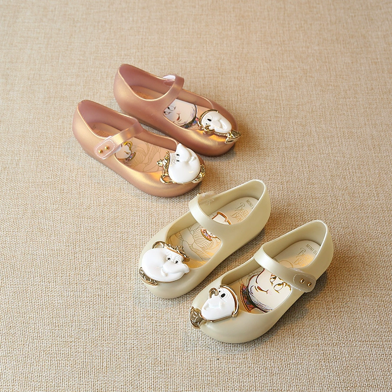 2023mini sed Детская обувь Красота с диким shou розы чайник фруктовые ботинки сандалии рыбный рот желе аромат 0