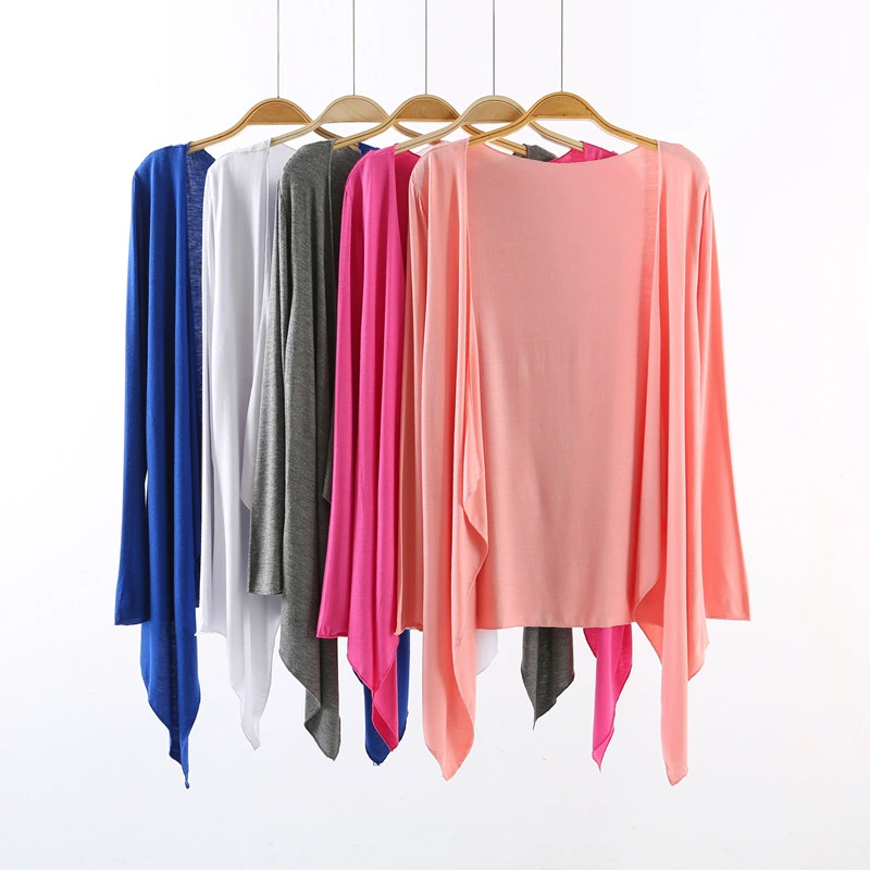 Весенний Новый Кардиган Женская однотонная куртка с длинным рукавом Одежда рубашка с кондиционером