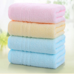 Golden Number Towel - Pure Cotton Soft Solid Color Face Towel, Simple and Lightweight, Red, Yellow, Blue Three Colors GA1131