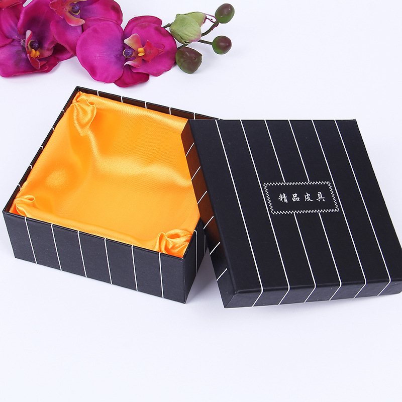 创意皮带包装盒天地盖纸盒高档大气皮带盒皮盒大量现货可定 制