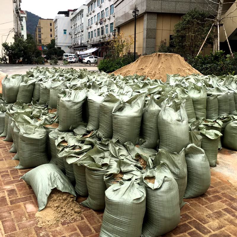 灰色加厚蛇皮塑料编织袋 快递物流打包垃圾沙土包装袋 logo