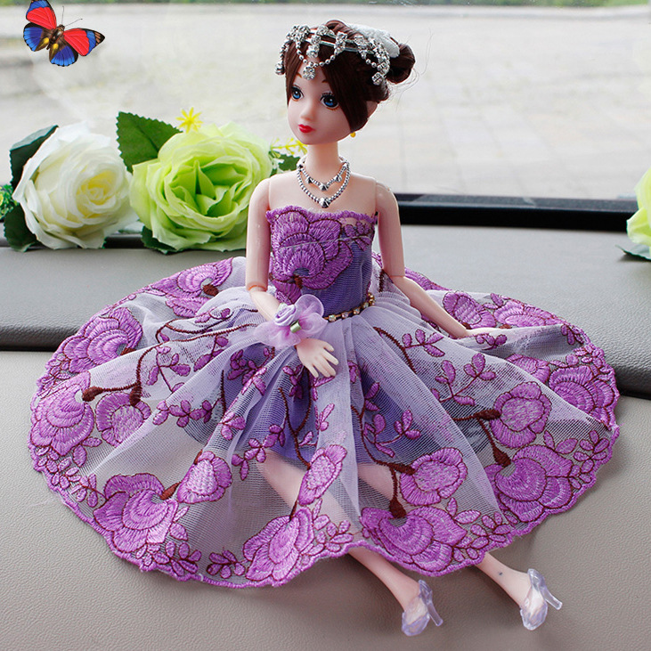 Nuevo juguete creativo Barbie muñeca pequeño vestido accesorios boda princesa traje coche muñeca ropa