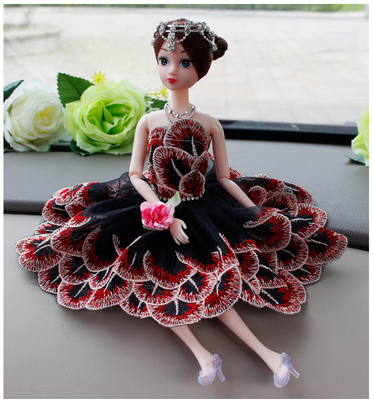 Nuevo juguete creativo Barbie muñeca pequeño vestido accesorios boda princesa traje coche muñeca ropa