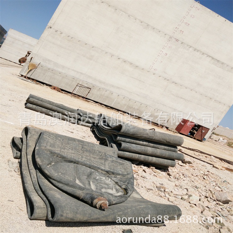 橡胶船用上下水气囊,助浮打捞用气囊,重物海上漂浮用充气气囊